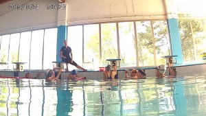 A lezione di tecnica di nuoto con coach Alice